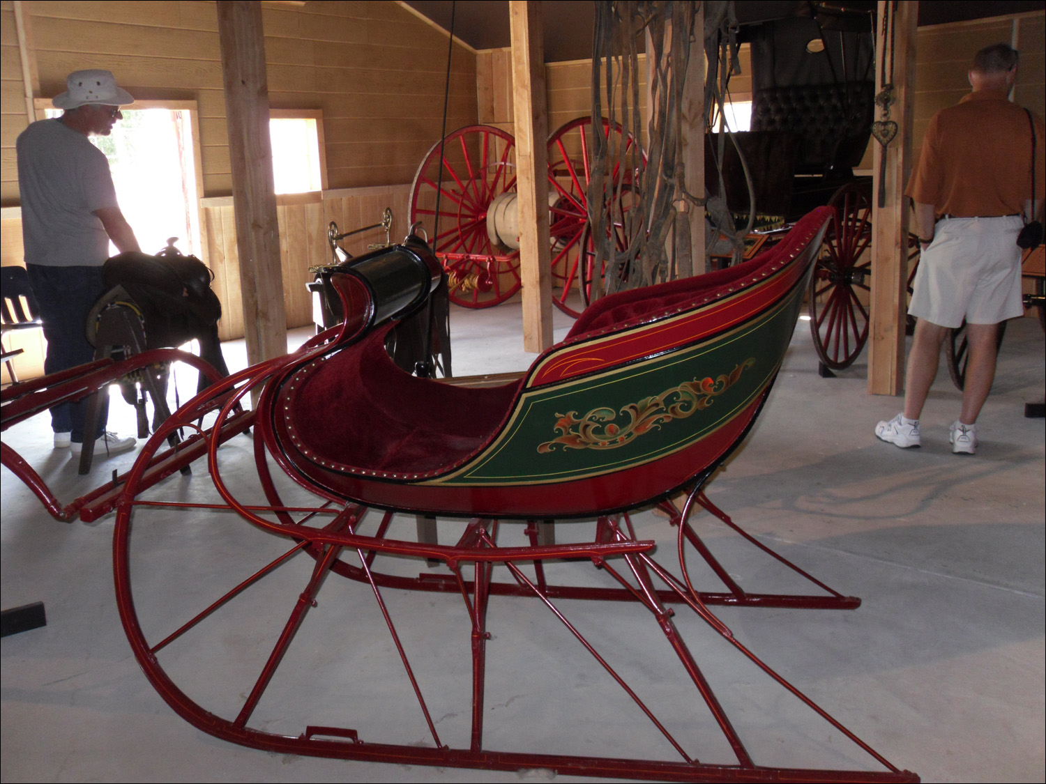 Fort Benton, MT Agriculture Museum-snow sleigh